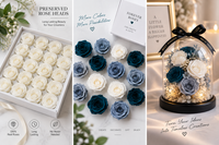 DIY preserved rose heads for floral crafts