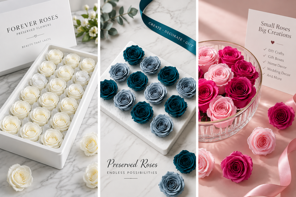 DIY Preserved Rose Heads