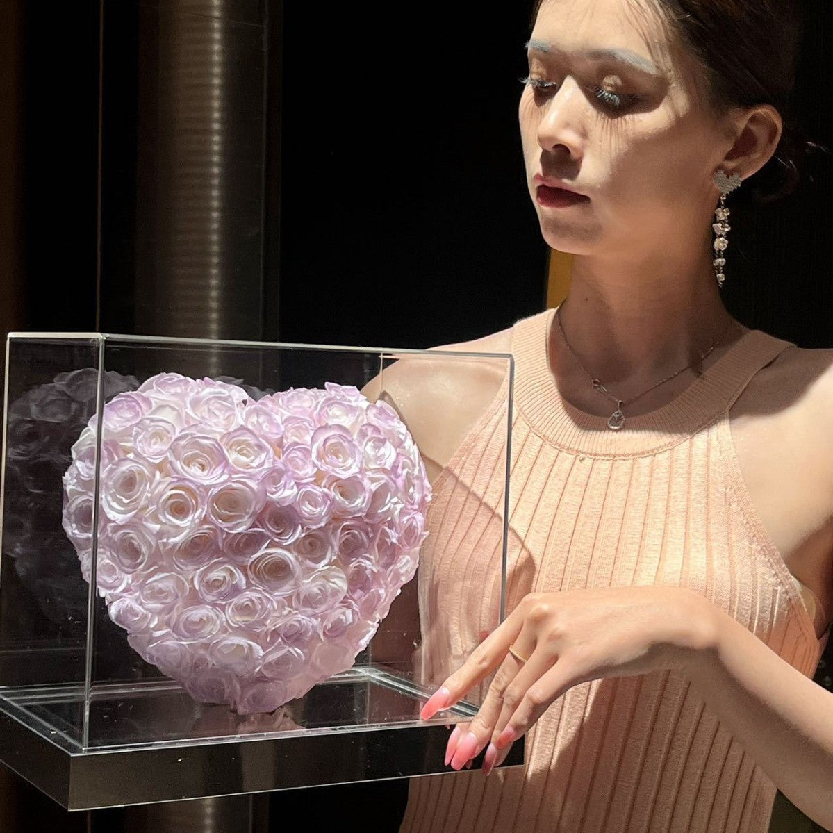 Crushed Ice Purple (Approximately 220 pieces) / 29*19*25.5cm