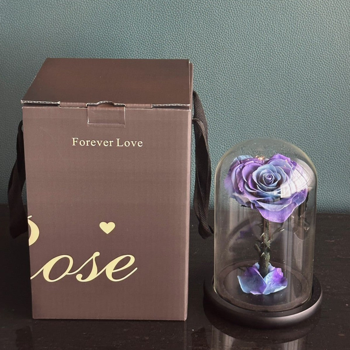 Little Prince with Heart-shaped Head size15*20cm / Galaxy Rose Flower Series