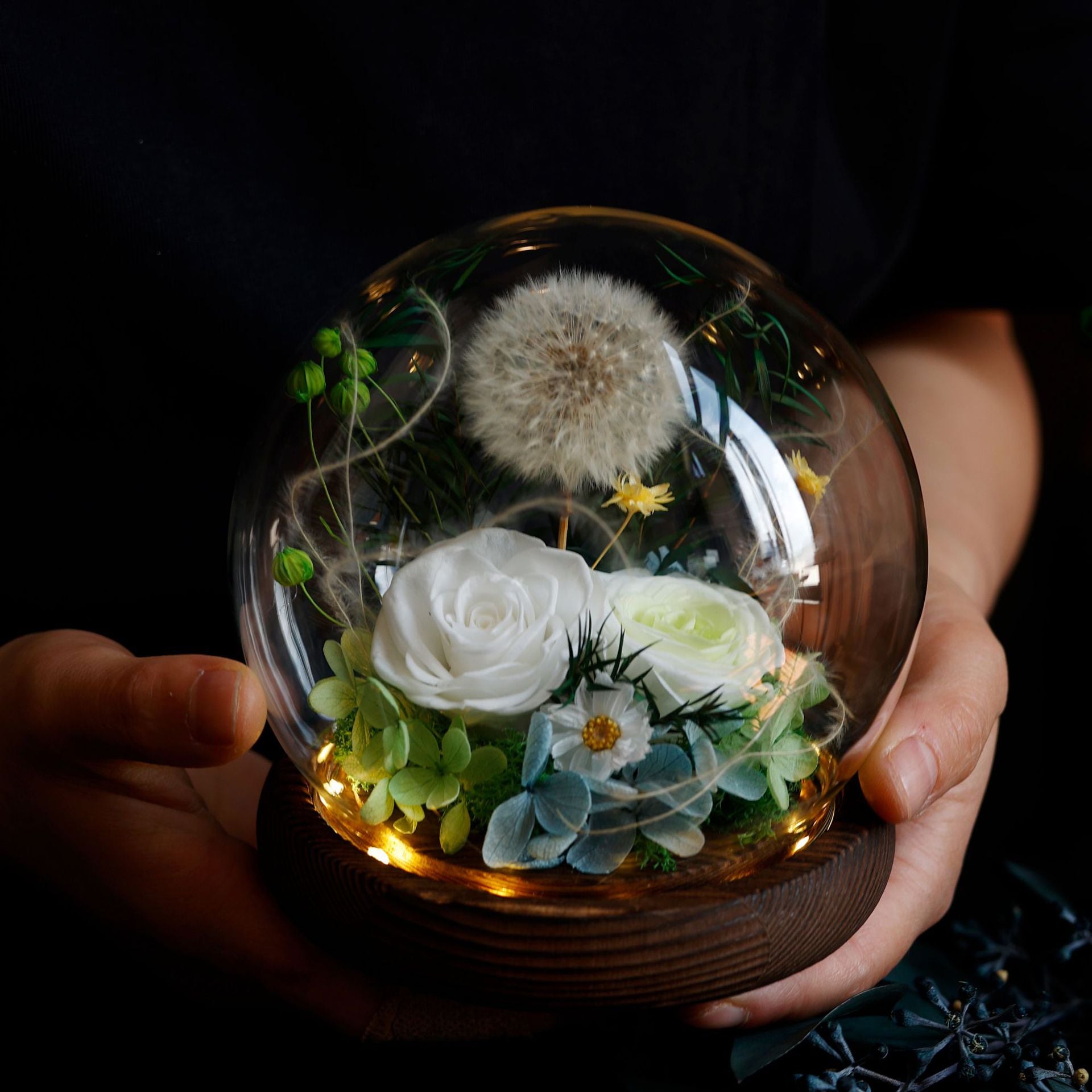 Preserved Dandelion Eternal Wish Flower Valentine Gift